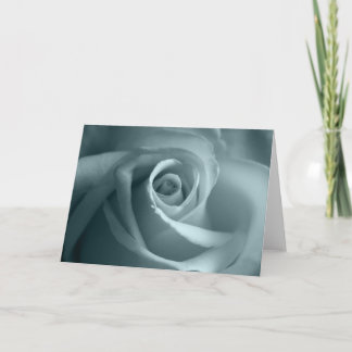 Sympathy Card Blank Inside Pretty Rose