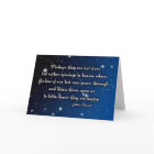 Sympathy card Eskimo proverb - stars