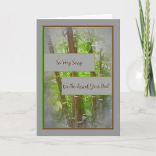 Sympathy Card for a Dad