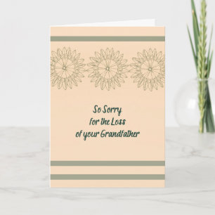 Sympathy Card for Grandfather