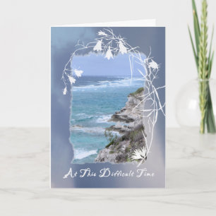 Sympathy Card for Husband, Sea Image
