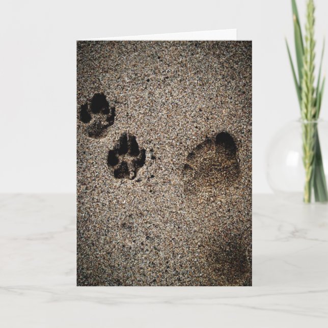 Sympathy card for losing a beloved dog (Front)