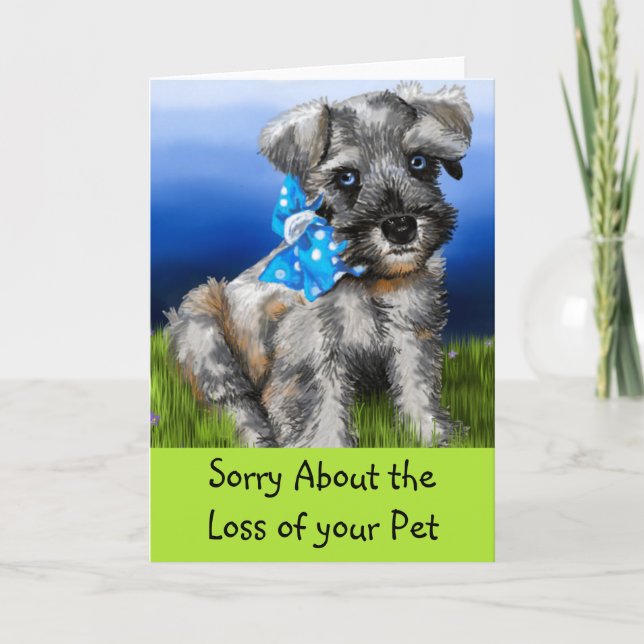 Sympathy Card for the Loss of a Pet (Front)