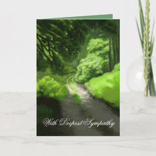 Sympathy Card from One: Father Forest Scene