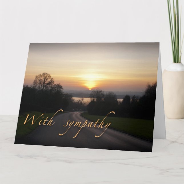 Sympathy Card-large size Card (Front)
