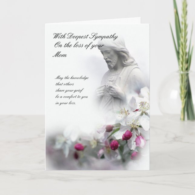 Sympathy card loss of Mum (Front)