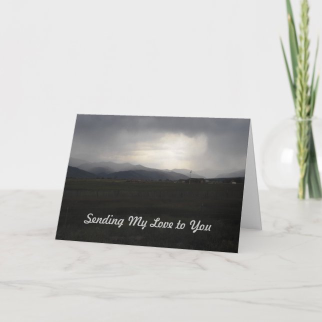Sympathy Card Storm Brewing (Front)