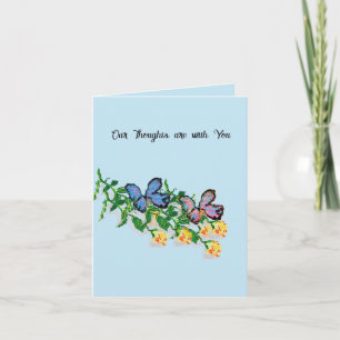 Sympathy   Card  : Yellow Roses 