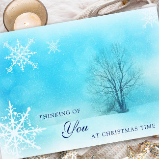 Sympathy Cards Christmas | Snowflakes