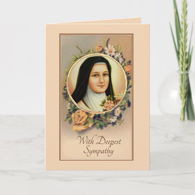 Sympathy Catholic Mass Offering Card (Front)