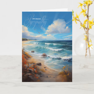 Sympathy Coastal Flight with Seagull Card