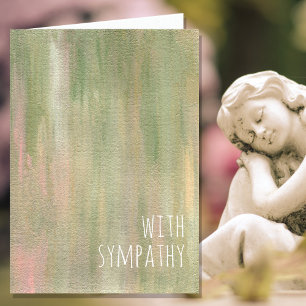 Sympathy Condolences Nature Painting Card