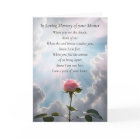 Sympathy for Loss of Mother Pink Rose