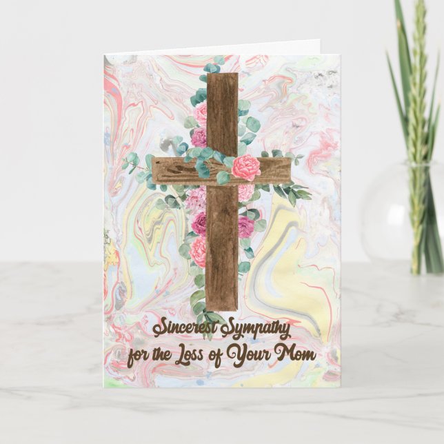 Sympathy for Person who Lost Mother Card (Front)