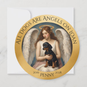 Sympathy For the Loss Of Your Dachshund Round