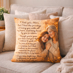 Sympathy Gift for Loss of Mum, Cushion
