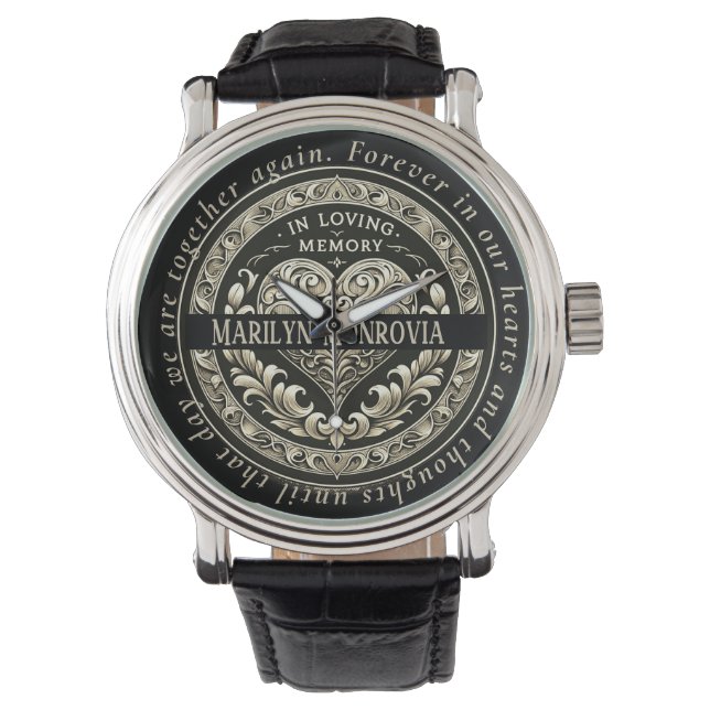 Sympathy Gift, Memorial Gift Watch (Front)