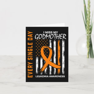 Sympathy Gifts For Loss of Godmother Leukaemia Awa Card