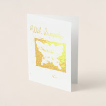 Sympathy Greeting Card, by Cahir
