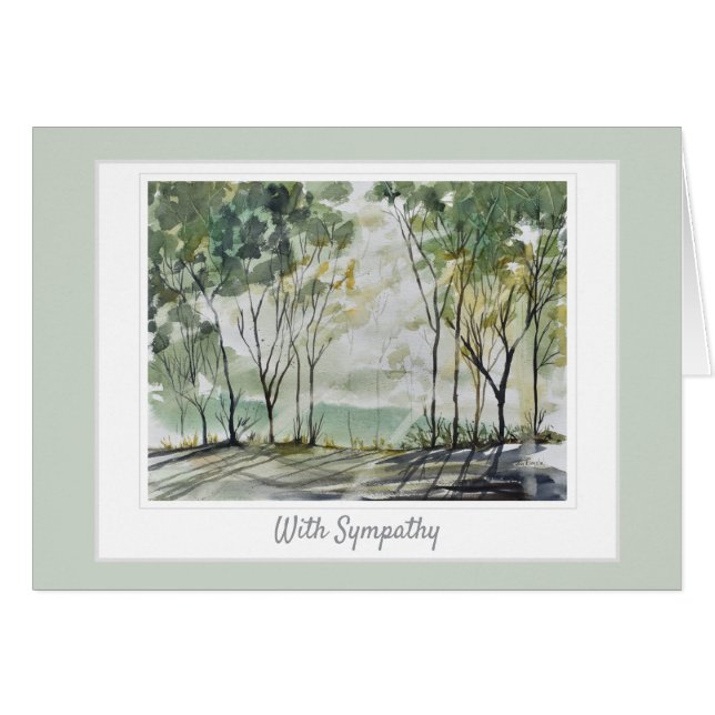 Sympathy Memories Card (Front Horizontal)