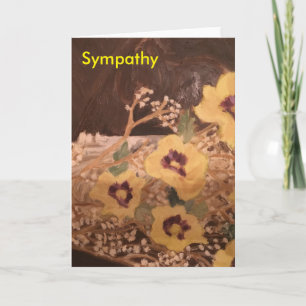 Sympathy Memory Internal greeting Card