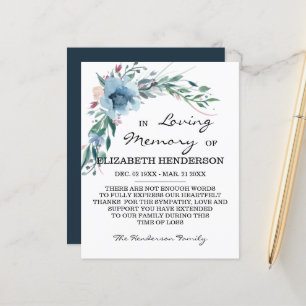 Sympathy Memory /Thank you.