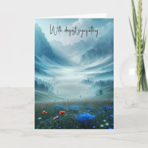 Sympathy Misty Mountain Valley Card