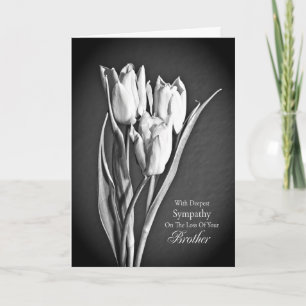 Sympathy on loss of Brother. Card