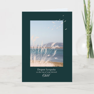 Sympathy on Loss of Child, Grasses Card