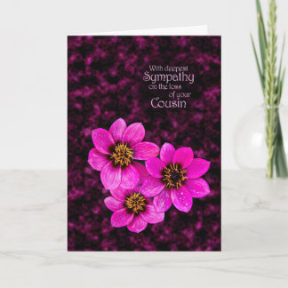 Sympathy on the loss of a cousin card