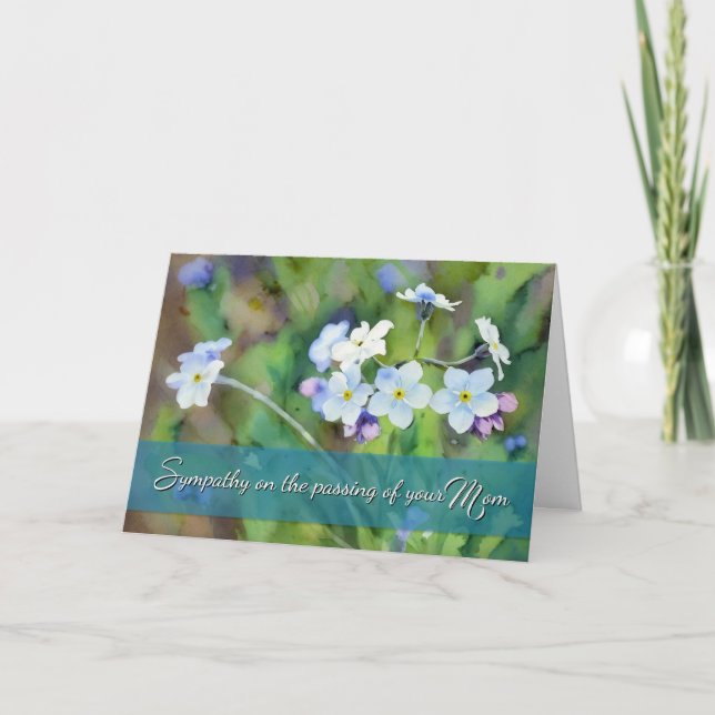 Sympathy on the Passing of Your Mom - Card (Front)