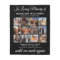 Sympathy Photo Collage Memorial Fleece Blanket