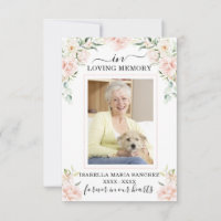 Sympathy Pink Floral Funeral Photo