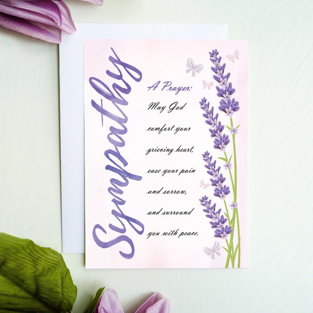 Sympathy Prayer for You Card (Creator Uploaded)