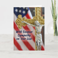 Sympathy Religious Christian Military Patriotic