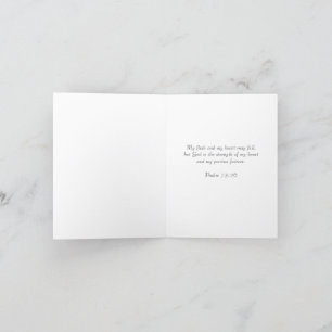 Sympathy Scripture Card