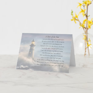 Sympathy Spiritual I Ocean Nautical Buried at Sea Card