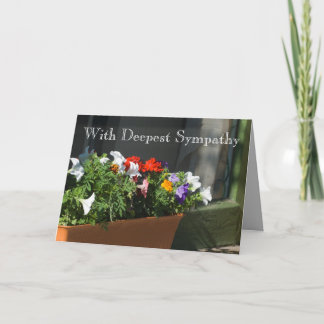 Sympathy Template Card