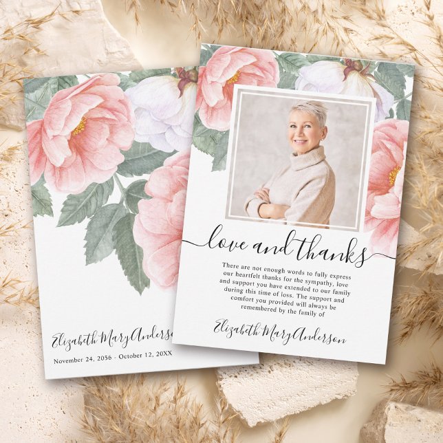 Sympathy Thank You Bereavement Floral Photo (Creator Uploaded)