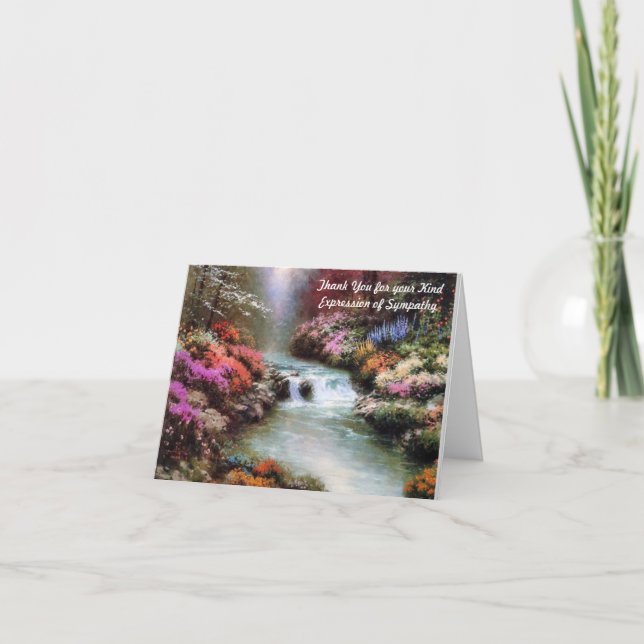 Sympathy Thank You Card (Front)