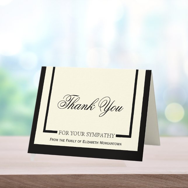 Sympathy Thank You Cards - Classic Cream (Creator Uploaded)