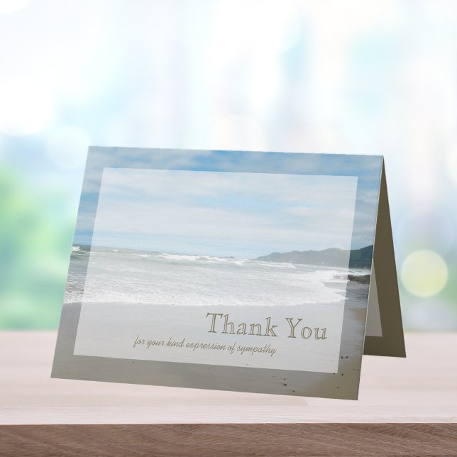 Sympathy Thank You Note Card (Creator Uploaded)