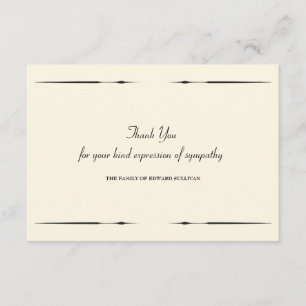 Sympathy Thank You Notes