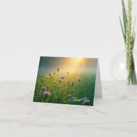 Sympathy Thank You Wildflower Field