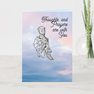 Sympathy : Thoughts are With You . Card