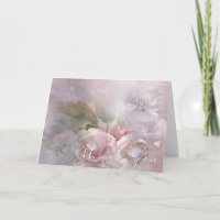 Sympathy White Pink Blossoms THANK YOU | PHOTO