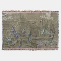 Symphonic Mountains Throw Blanket