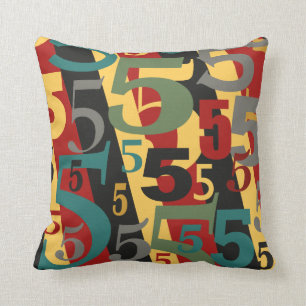 Symphony # 5 Fifth or Fiftieth Birthday Annivesary Cushion