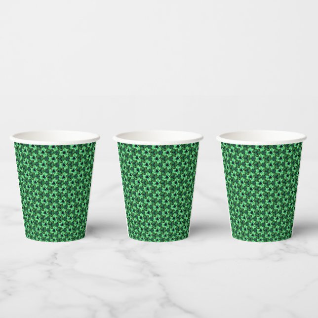 Symphony in Green  Paper Cups (Multi)