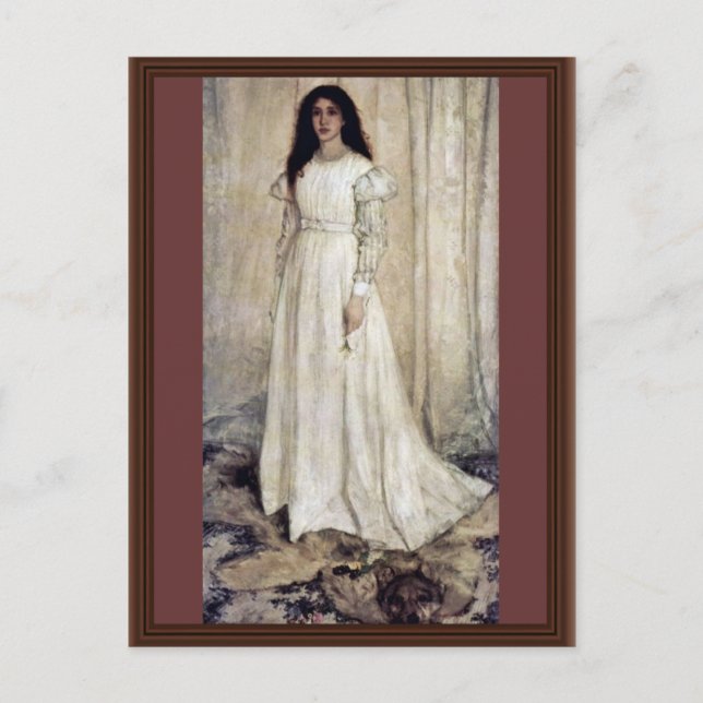 Symphony No 1 In Wiess Girls In White By James Abb Postcard (Front)